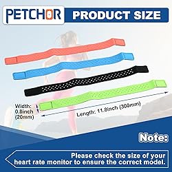 PETCHOR 4PCS Replacement Heart Rate Monitor