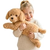 IKASA 20" Large Labrador Dog Stuffed Animal, Super Soft, Zipper-Free Plush | Extra Plump Full Body Filling, Child-Safe One-Piece Design, Cute Hugging Pillow Gift for Kids, Girls &amp; Adults