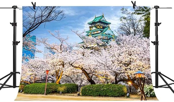 Amazon Com Mme 10x7ft Cherry Blossoms Photography Background