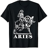 Astrological Sign Aries Birthday March April Ascendant T-Shirt