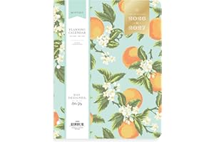 Blue Sky Day Designer 24 Month 2026 Monthly Planner Calendar, January 2026 - December 2027, 8.5" x 11", Flexible Cover, Stapled Binding, Orange Blossom Mint