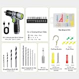 WORKPRO 8V Cordless Drill Set with 53-Piece Accessories 3/8" Chuck LED view 2