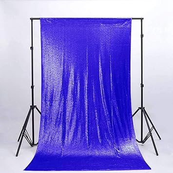 Amazon Com Shinybeauty 10ftx10ft Sequin Backdrop Royal Blue