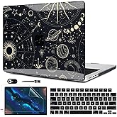 LCMOCICO for M5 MacBook Pro 14 inch Case 2025 2024 2023-2021 Model A3434 A3112 A3185 A3401 A2779 A2442 A2918 A2992, Plastic Hard Shell Cover for Mac 14 M5 M4 M3 M2 M1 Pro/Max Chip, Constellation