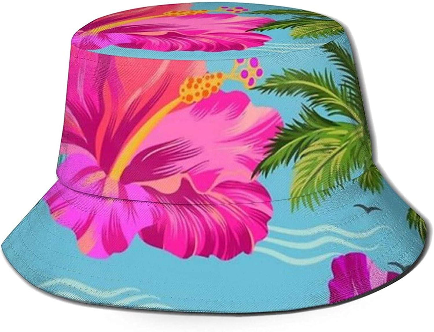 YAOAIAI Hello Hawaii Print Bucket Hat Fisherman Fishing Sun Cap for Women Travel Amazon.ca