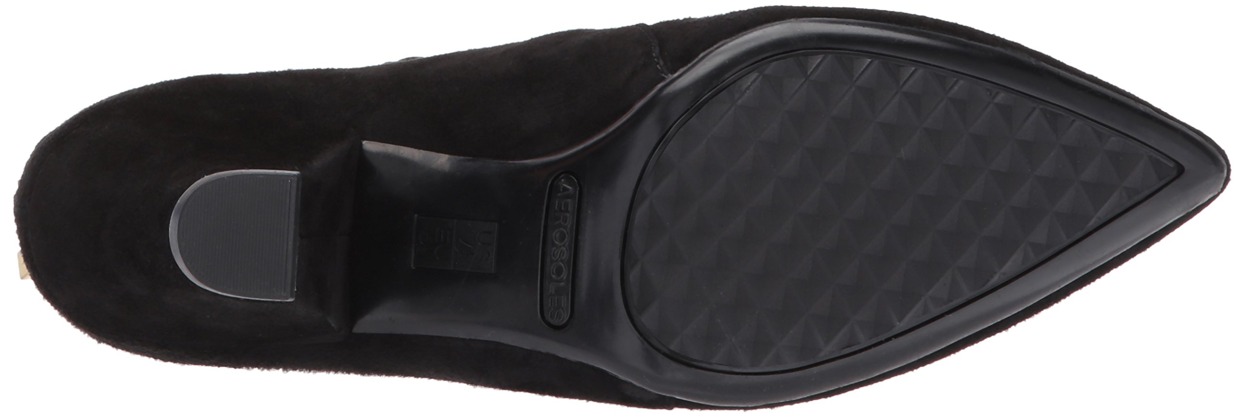 Aerosoles Women's Rock Star Dress Pump, Black Suede, 5 M US - Image 4