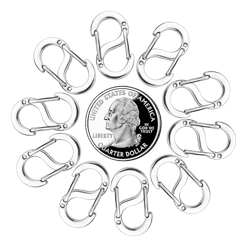 Ofiuny 10Pcs Double Opening Lobster Clasp Necklace Shortener