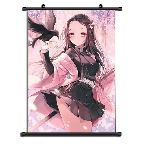 Scroll Posters Kimetsu Akaza Daki Nezuko Shinobu Mitsuri Tengen