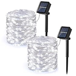 Brizled Outdoor Solar Fairy Lights 2 Pack, Total