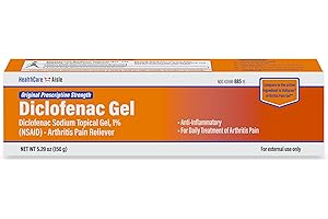 HealthCareAisle Diclofenac Gel, 1%, Arthritis Pain Relief - 150 g tube - Original Prescription Strength (NSAID)