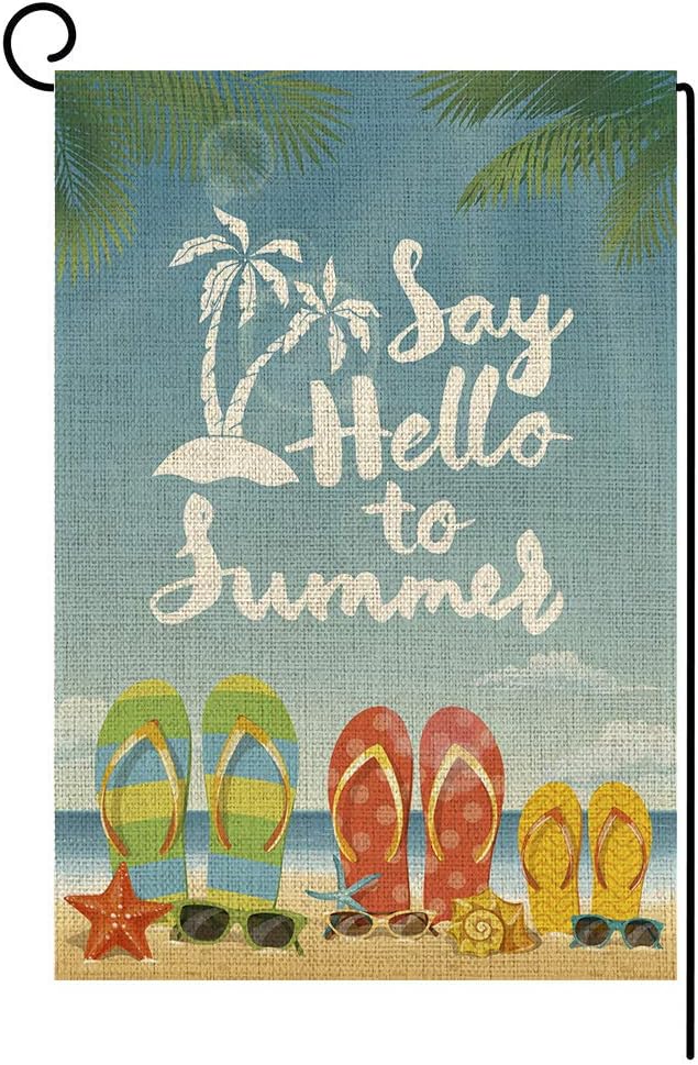 Best Hello Summer Mini Garden Flag