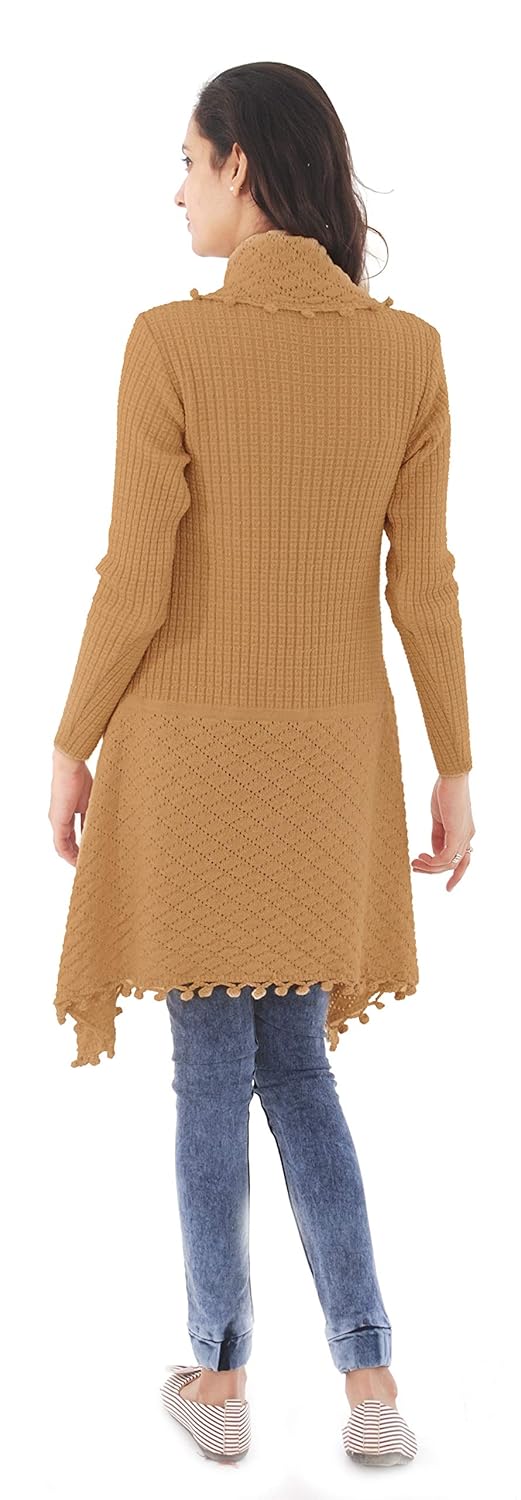 freundin&reg; free size girl's woollen cardigan shrug cs-6 german design