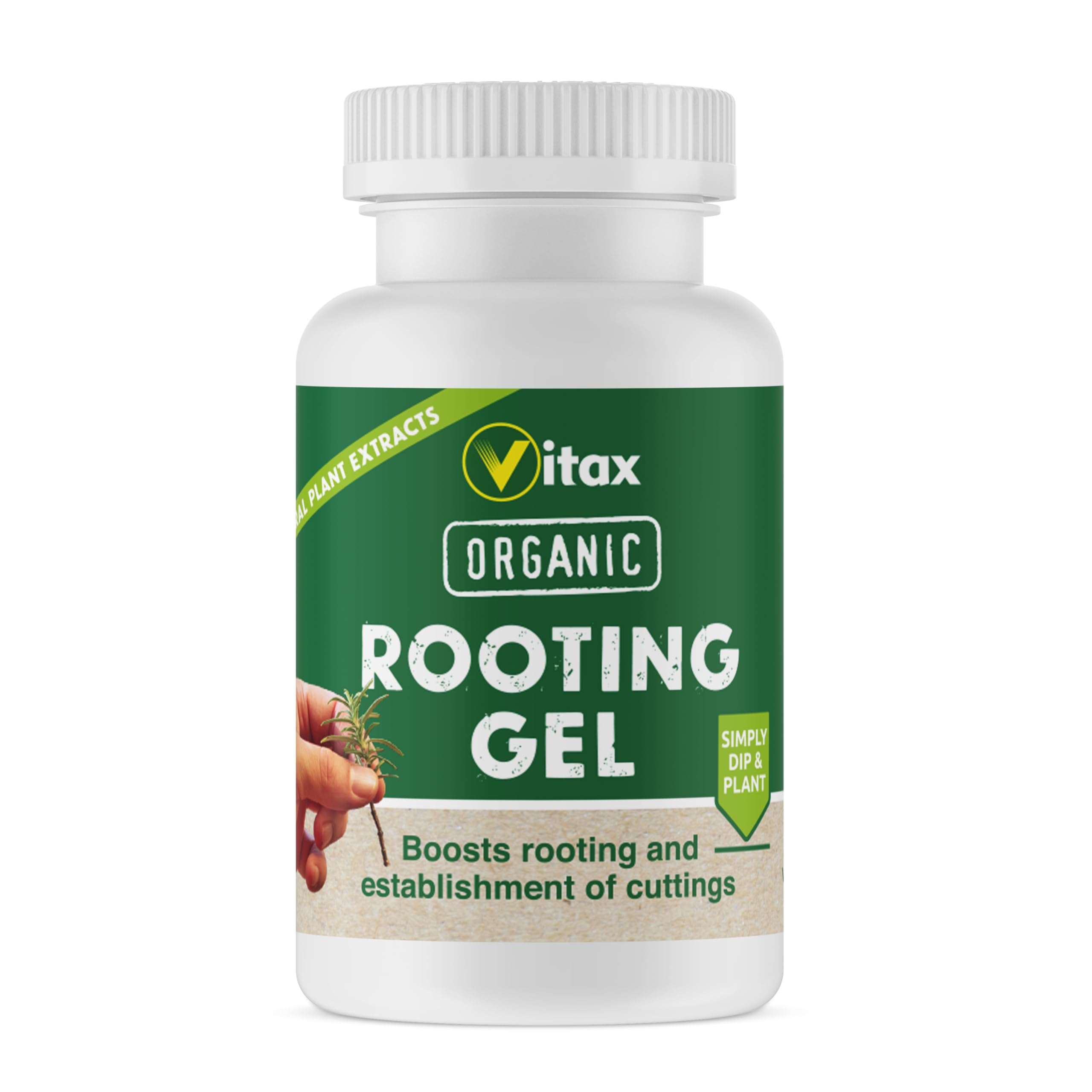 Vitax Organic Rooting Gel, Natural Ingredients, Simple To Use, Boosts Rooting and Establishment of Cuttings, Aids in Moisture Retention - 150ML