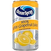 Ocean Spray 100% White Grapefruit Juice, 7.2 oz Cans (Pack of 24)
