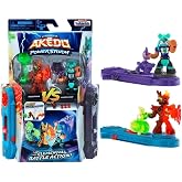Legends of Akedo Power Storm - Versus Pack - 2 Mini Battling Warriors and 2 Battle Controllers - Burndown Versus Shred Head in Kenya | Action Figures