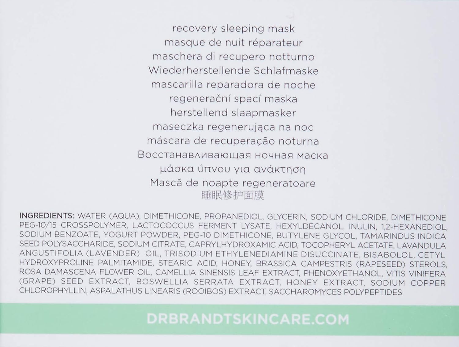 Dr. Brandt Hydro Biotic - Recovery Sleeping Mask - Deeply Hydrates + Reduces Redness & Signs of Irritation - 50 g - Image 4