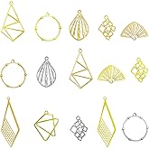 IIDEA 15 Pcs Premium Alloy Pendants for Jewelry Making, DIY Necklace & Earring Charms