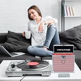 Vinyl Tonic 7 Inch Storage Case Rose Gold with Cleaning Cloth view 4