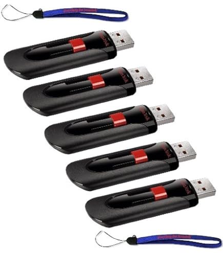 SanDisk Cruzer Glide USB 2.0 Flash Drive Memory Stick - 64GB - SDCZ60-064G-B35