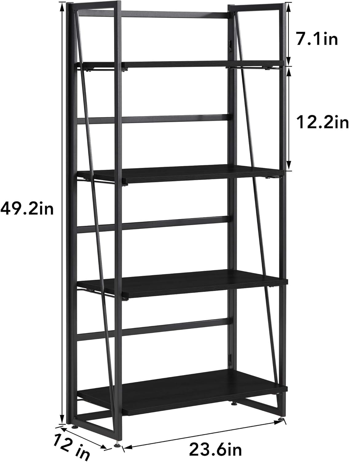 modern garage storage on 4 Shelf Open Space Saving Garage Industrial Modern Display Shelving Organizer Steel Wood Ladder Stand Home Kitchen 4 Tier Shelving Unit Shelve Storage Rack Office Living Room 2 Pack Storage Organization