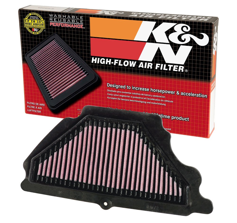 Amazon.com: Kawasaki Ninja ZX6R 2007-08 K&N High Performance OEM  Replacement Air Filter: Automotive