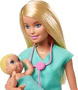 Barbie Lalka Kariera Zestaw Pediatra Baby Doctor Playset view 3