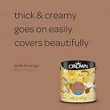 Crown 2.5L Breatheasy Matt Emulsion Paint for Walls Ceilings Saddle Stitch view 4