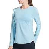 Women's Sun Shirt UPF 50+ UV Protection Long Sleeve Workout Tops Quick Dry SPF Rash Guard for Swim Hiking
