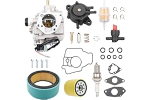 ATRACYPART Carburetor Compatible with 25HP 27HP Kohler Engines CH20 CH22 CH25 CH26 Kohler CH670 CH730 CH740 | Replace OEM Part Numbers 24-853-34-S,24-853-162-S,24-853-93-S(Fuel Pump&Air Filter&Oil Filter)