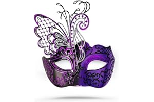 ARK Survivor Masquerade Mask For Women Metal Mask For Halloween Prom New Year Mardi Gras Carnival Mask With Flare