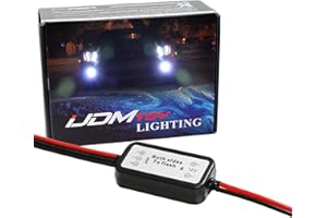 iJDMTOY (1) Alternating Left/Right Strobe Flash Module Box Compatible With Car Fog Lights, LED Daytime Running Lights, Work L