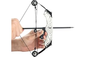 TIETHEKNOT Archery Bow Set Right Hand Compound Bow Hunting Bow Metal Material Catapult RH/LH for Hunting Shooting Practice Archery Entertainment Fun