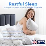 ComfoRest 3ft Divan Bed with Drawers Black 24 inch Headboard UK Made view 3