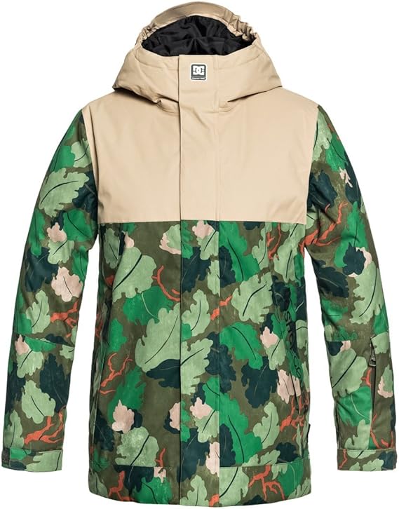 dc camo snowboard jacket