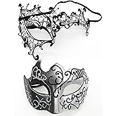 Couple Masquerade Masks Set Venetian Party Mask Halloween Mask Mardi Gras Masquerade Mask for Women Men