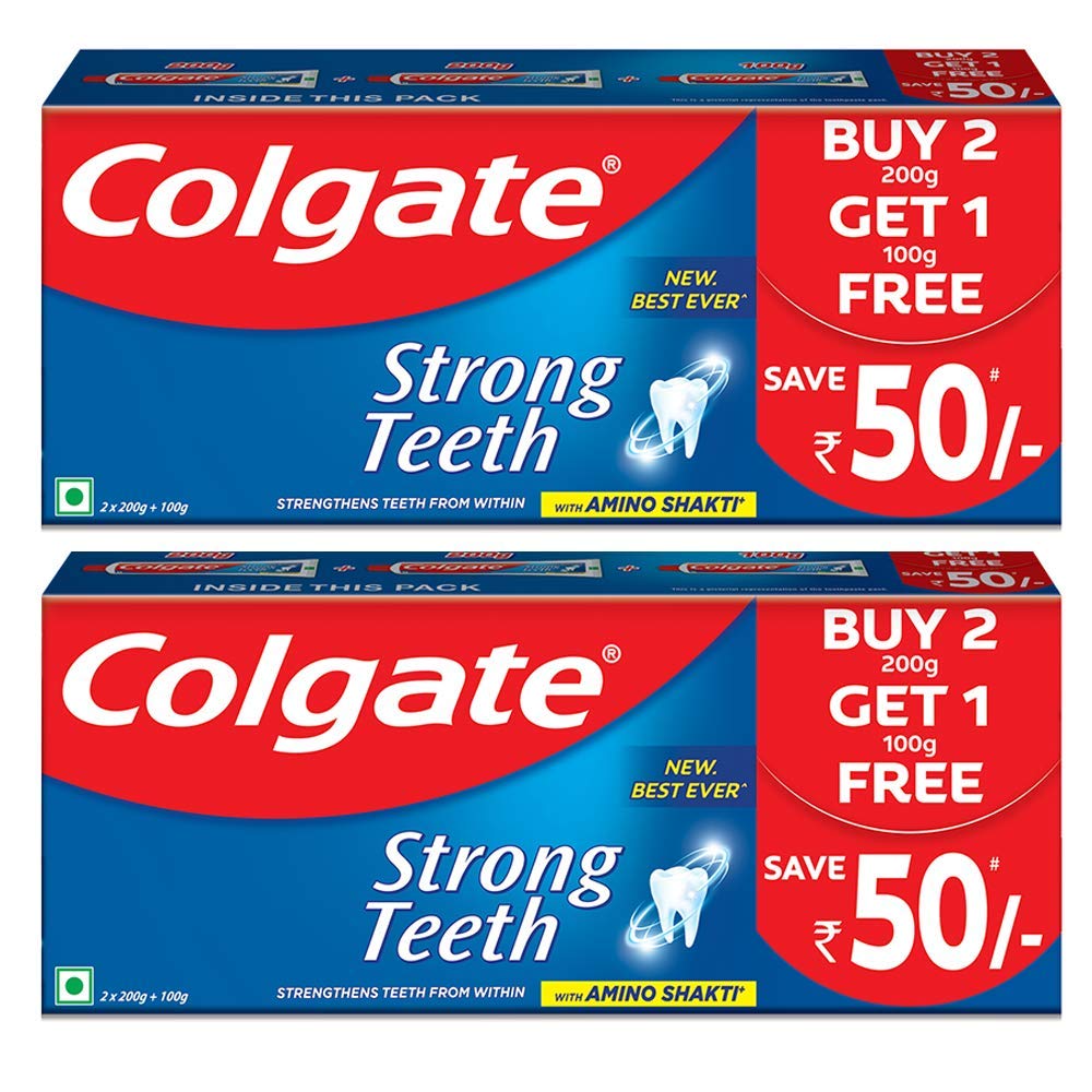 Buy Colgate Strong Teeth Anticavity Toothpaste with Amino Shakti