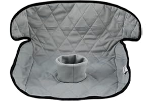 Hi Sprout Piddle Pads, Multi-use and Leak Free Lines for Baby Stroller, High Chair & Car Seat, Waterproof Toilet Training Seat Covers for Toddles, Ultra Dry Car Seat Pad (Gray 2.0, 1 Pack)