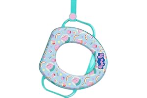 SUNNY DAYS ENTERTAINMENT Peppa Pig Soft Potty Training Toilet Seat, Baby Potty Training, Safe, Easy to Clean