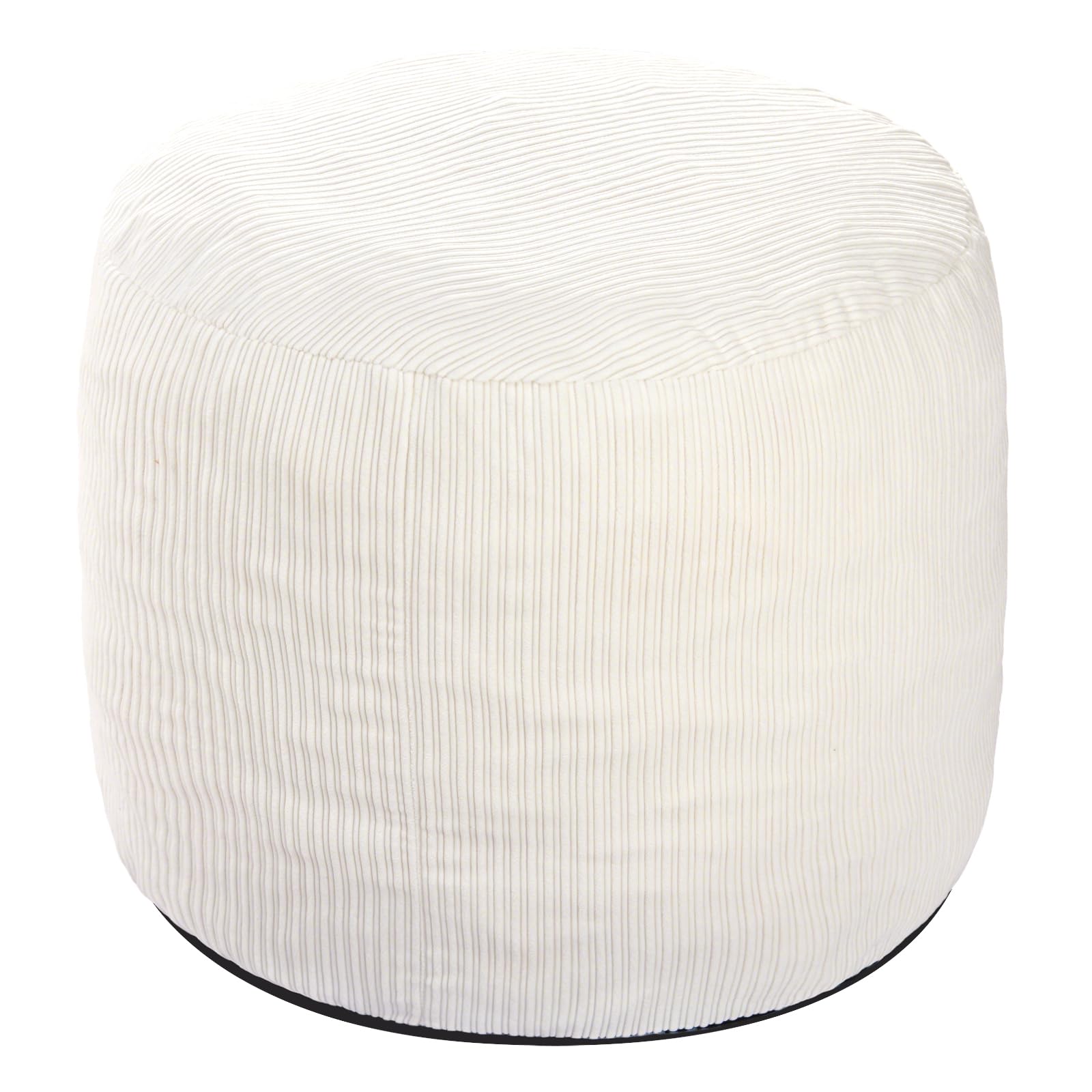 Photo 1 of WSOFRLAC Small Pouf Ottoman Foot Rest Footstool and Ottomans Small for Couch Foot Stools for Living Room Boho Couch Ottomans White Beige Pouf Ottoman 20x15 Foot Rest Poufs Footstool