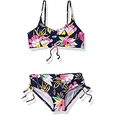 Kanu Surf Girls' Willow V-Neck Bikini Beach Sport 2-Piece Swimsuits