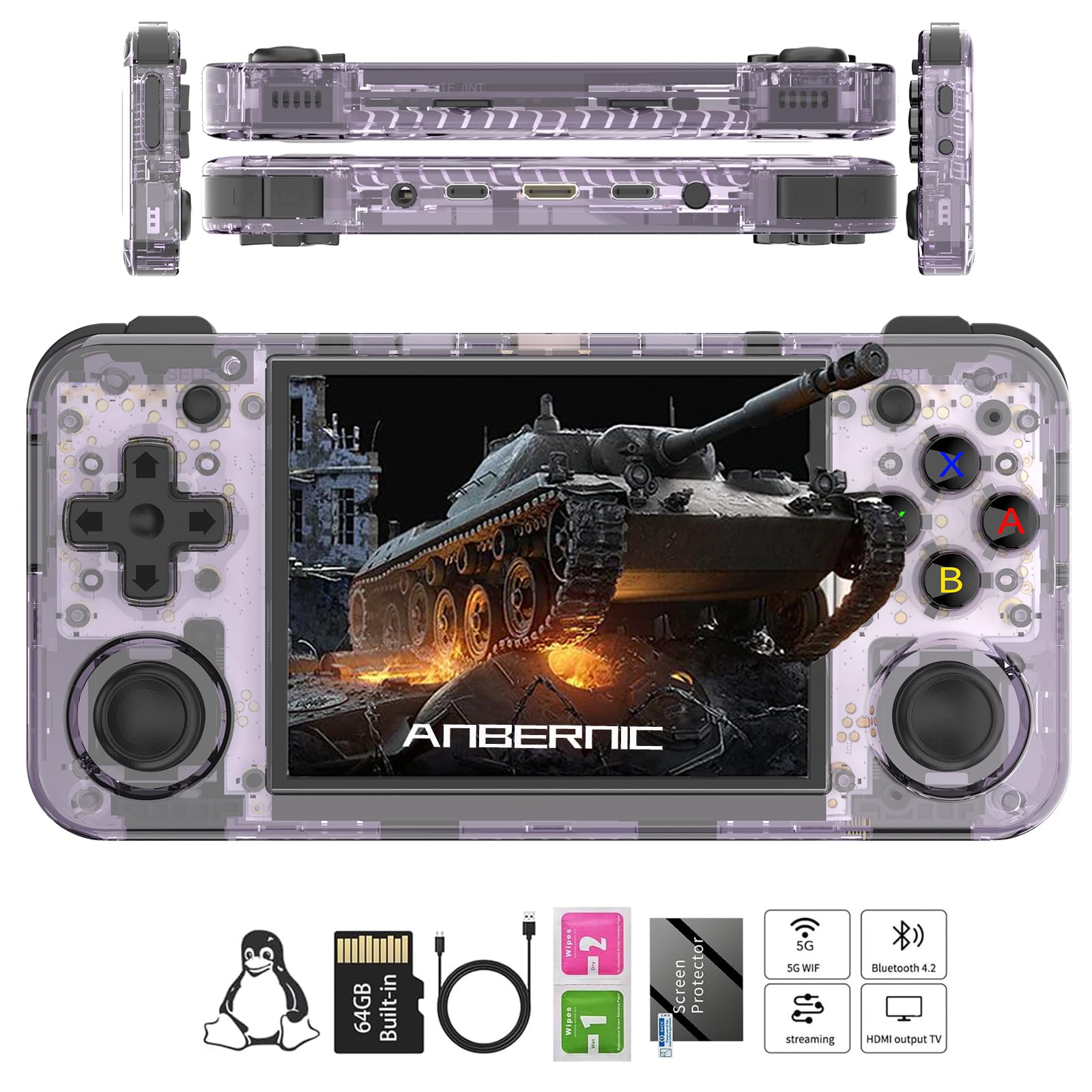 RG35XX H Retro Handheld Game Consoles rg35xxh Retro