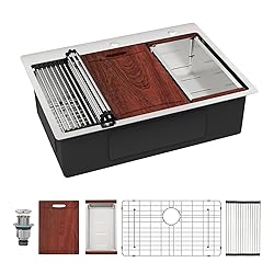 30 Inch Drop In Kitchen Sink -Lepuday 30x22 Drop In