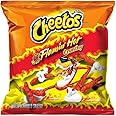 Cheetos Cheese Snacks, Crunchy Hot, 2-Ounce Large Single Serve Bags (Pack of 64)