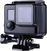 Suptig Waterproof Case for GoPro Hero 4 3+ 3 Black Housing Underwater 147ft view 4