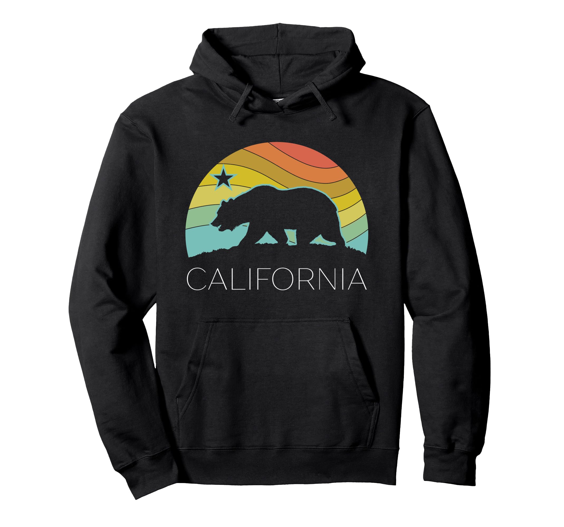 Photo 1 of ** PINK **Retro California Bear Vintage Beach Cali Pride Surf 70s 80s Pullover Hoodie S