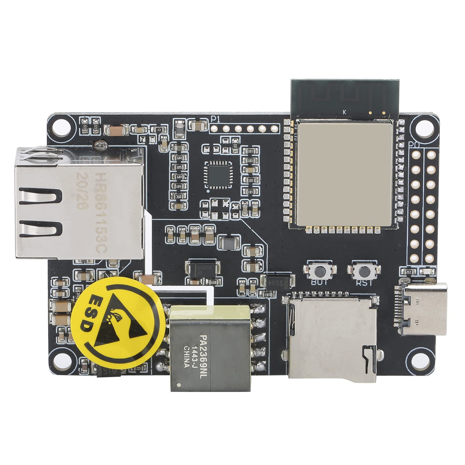 Tbest Development Board, Oimex ESP32-Poe, ESP32 Lan Poe,ESP32 Ethernet,TInternetPOE ESP32 LAN8720A Chip Ethernet Adapter Expansion Board Programmable Hardware