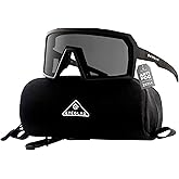 EYEGLAD Speedone Z87+ Safety Sport Sunglasses, UV400 Anti-Fog, Impact Resistant for Motorcycle & Powersports