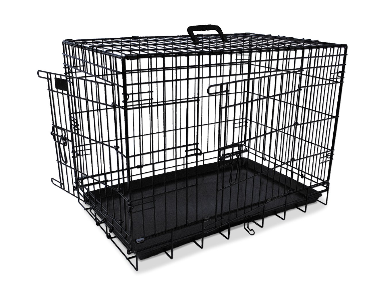Nobby Transport Cage Foldable, 56 x 33 x 41 cm, Black
