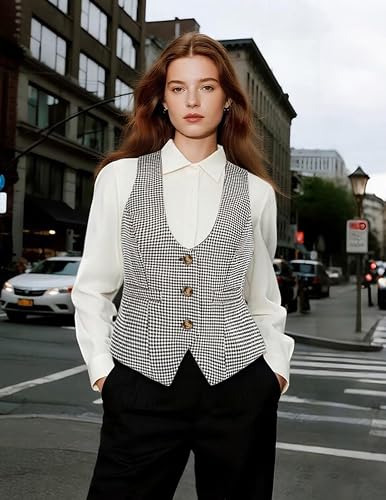 GRACE KARIN Blazer Élégant Femme Col Revers Manches 3/4 - Blazer Paillettes Chic Bureau Et Soirée