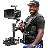 DF DIGITALFOTO Thanos Pro Video Camera Gimbal Support Vest Stabilizer System with Adapter Arm 5.5-26 lbs Compatible with ZHIYUN Crane 3S/FeiyuTech Scorp Pro DJI RS3/RS 3 Pro/RS4/RS5 Gimbal